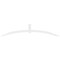 Ekena Millwork Archdale Architectural Grade PVC Gable Bracket, 108"W x 22 1/2"H x 4"D x 4"F, 5/12 Pitch GBP108X23X0404ARC00 - alternate 2